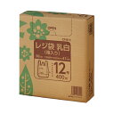 (まとめ)クラフトマン レジ袋 乳白 箱入 12号 400枚 CF-B12【×30セット】 (代引不可)