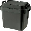 収納ボックス 収納ケース 幅39.2cm 20L ブラック S蓋 車用 ルーフキャリー対応 日本製 トランクカーゴ アウトドア キャンプ (代引不可)(3)