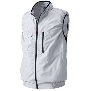 鳳皇 V8300 ベスト シルバーグレー サイズ4L (代引不可)