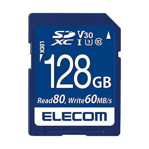エレコム データ復旧SDXCカード(UHS-I U3 V30)128GB MF-FS128GU13V3R 1枚 (代引不可) エレコム データ復旧SDXCカード(UHS-I U3 V30)128GB MF-FS128GU13V3R 1枚 (代引不可)