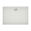 (まとめ) リヒトラブ AQUA DROPs クリヤーケース A4ヨコ 乳白 F-5303-1 1枚 【×10セット】