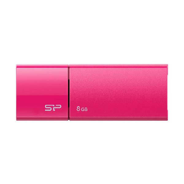 (まとめ) シリコンパワーUSB2.0フラッシュメモリ Ultima U05 8GB ピンク SP008GBUF2U05V1H 1個 【×10セット】 (代引不可)