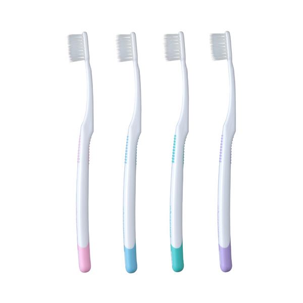 （まとめ）ライオン システマハブラシ コンパクト 4列ヘッド ふつう 1本 【×10セット】 (代引不可)