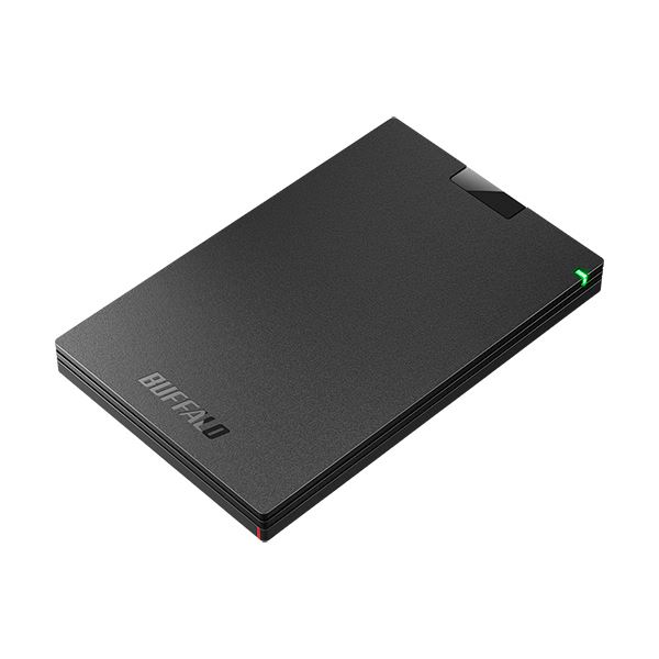 (まとめ）バッファロー MiniStationUSB3.1(Gen.1)対応 ポータブルHDD 500GB ブラック HD-PCG500U3-BA 1台【×3セット】 (代引不可)