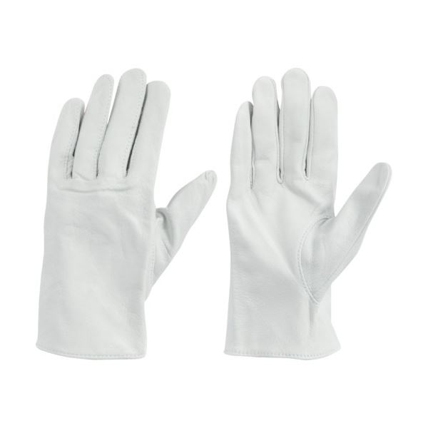 (まとめ) 東和コーポレーション 牛表革 クレスト L ホワイト 472-L 1双 【×5セット】【送料無料】 (代引不可)