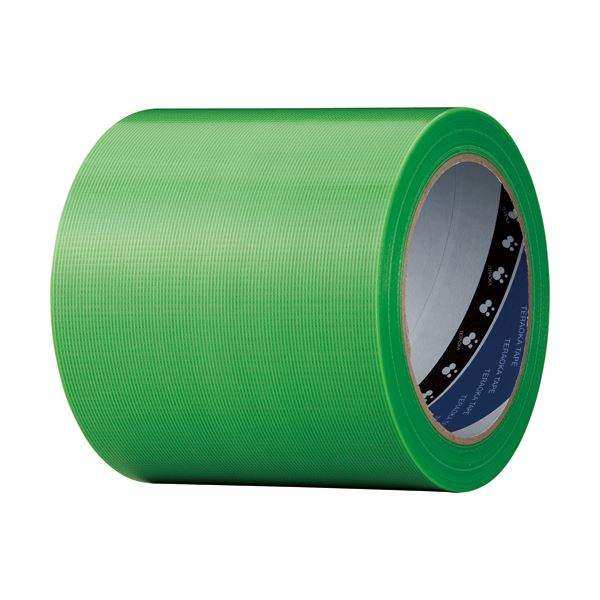 (まとめ) 寺岡製作所 養生用P-カットテープ 100mm×25m 若葉 No.4140ワカバ100 1巻 【×10セット】 (代引不可)(4)