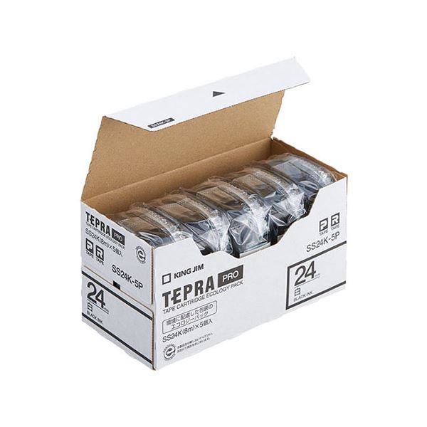 󥰥(KING JIM) ƥץPROơץѥå 24mm ٥ 5 SS24K-5P̵ (Բ)