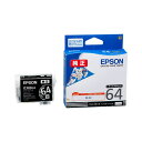 (まとめ) エプソン EPSON インクカートリッジ マットブラック ICMB64 1個 【×10セット】 (代引不可)