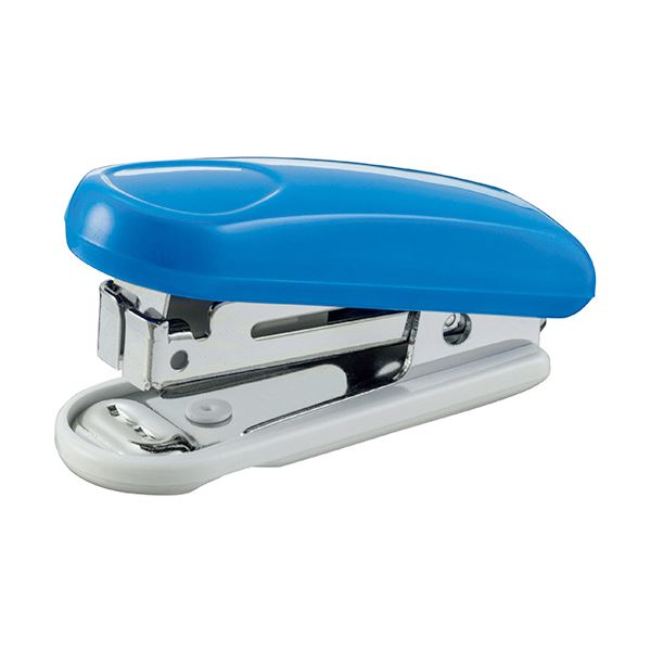 (まとめ) ライオン事務器 ステープラ 楽ホッチミニ15枚とじ ブルー S-15 1個 【×30セット】 (代引不可)