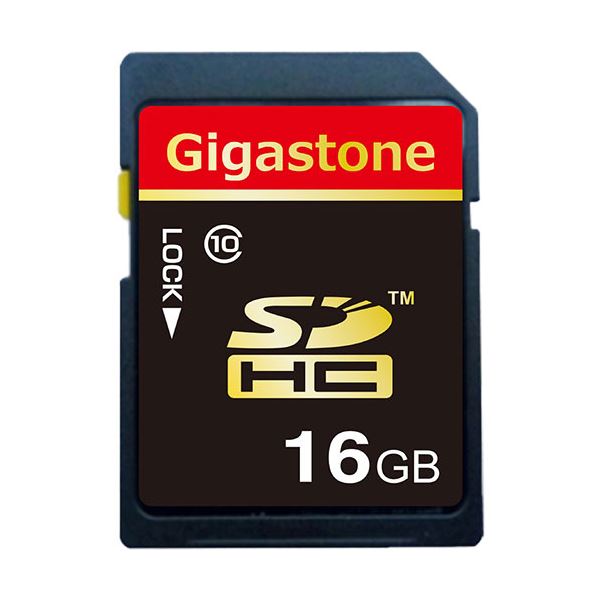 (まとめ) Gigastone SDHCカード16GB class10 GJS10/16G 1枚 【×10セット】 (代引不可)