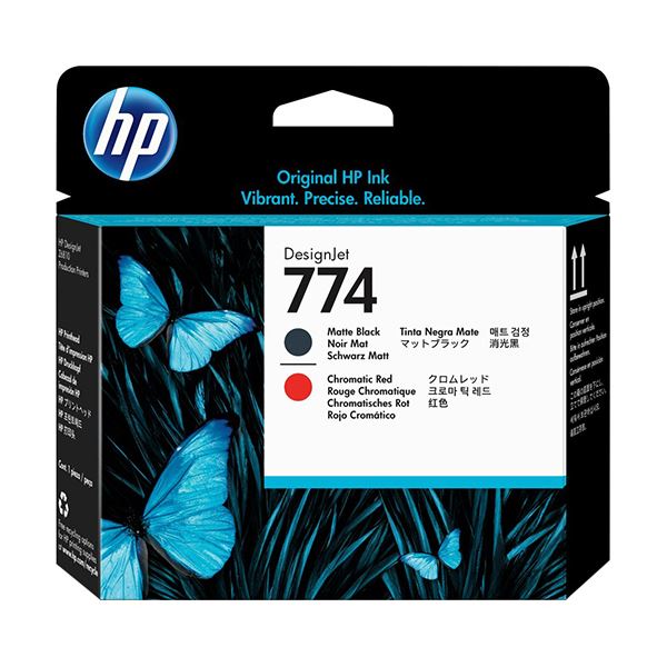 HP 774 プリントヘッドマットブラック/クロムレッド P2V97A 1個 (代引不可)