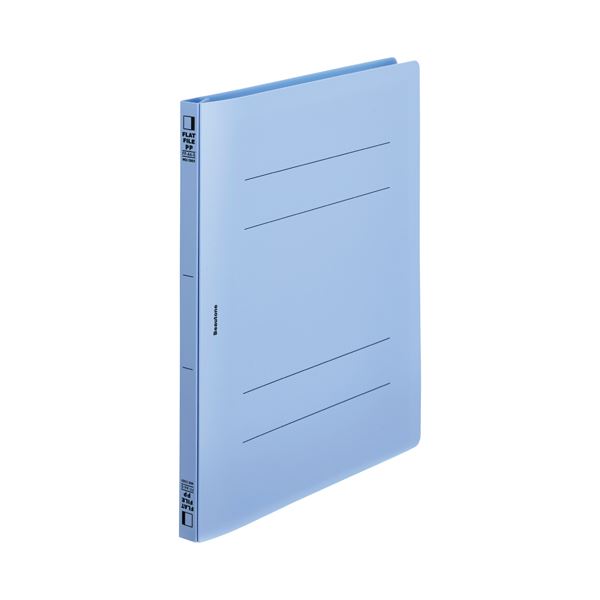 ■商品内容【ご注意事項】・この商品は下記内容×20セットでお届けします。■商品スペック表紙幅ワイドのPP製フラットファイル。クリアポケットを収納してもはみださない幅広表紙※ポケットは付属していません。●フラットファイル●表紙幅ワイドタテ型●樹脂製表紙●規格：A4-S●収容数：160枚●背幅：18mm●色：ブルー●材質：ポリプロピレン●外形寸法：縦307×横247mm●表紙厚：0.5mm●穴数：2穴●穴間隔：80mm■送料・配送についての注意事項●本商品の出荷目安は【3 - 6営業日　※土日・祝除く】となります。●お取り寄せ商品のため、稀にご注文入れ違い等により欠品・遅延となる場合がございます。●本商品は仕入元より配送となるため、沖縄・離島への配送はできません。