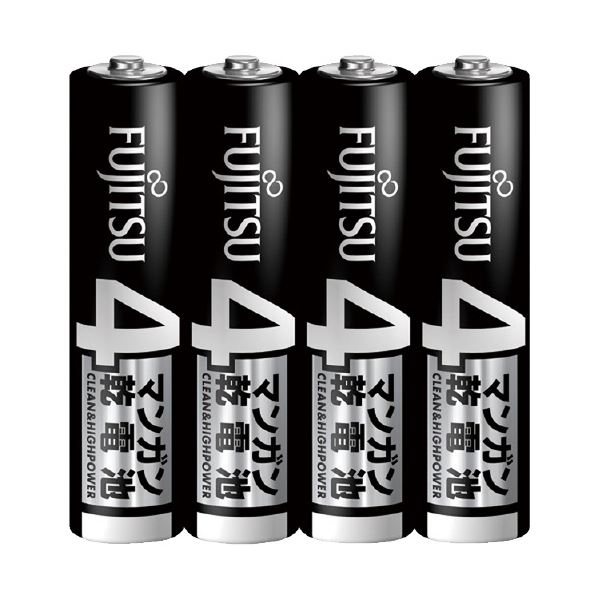 Manganese Battery - （まとめ）富士通マンガン乾電池 単4形 4本入【×30セット】