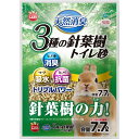 (まとめ)天然消臭 3種の針葉樹トイレ砂 7.7L【×4セット】 (代引不可)