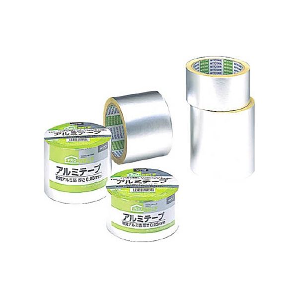 (まとめ) ニトムズ アルミテープ 100mm×10m J3150 1巻 【×5セット】【送料無料】 (代引不可)