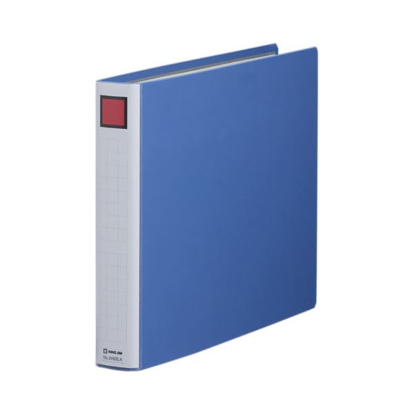 (まとめ）キングジム キングファイルスーパードッチ(脱・着)イージー B4ヨコ 300枚収容 30mmとじ 背幅46mm 青 2493EA1セット(10冊)【×3セット】 (代引不可)