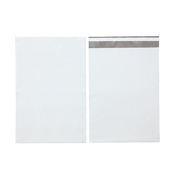 (まとめ) 今村紙工 ビニール宅配袋 大320×430+50mm PE-TL 1パック(100枚) 【×10セット】 (代引不可)