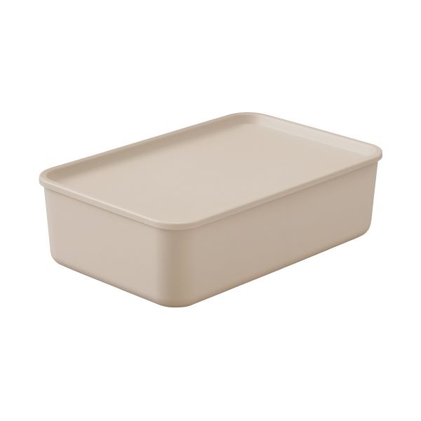 (まとめ) アイリスオーヤマ フタ付き積み重ねボックス45 Mサイズ ピンク 【×3セット】 (代引不可)