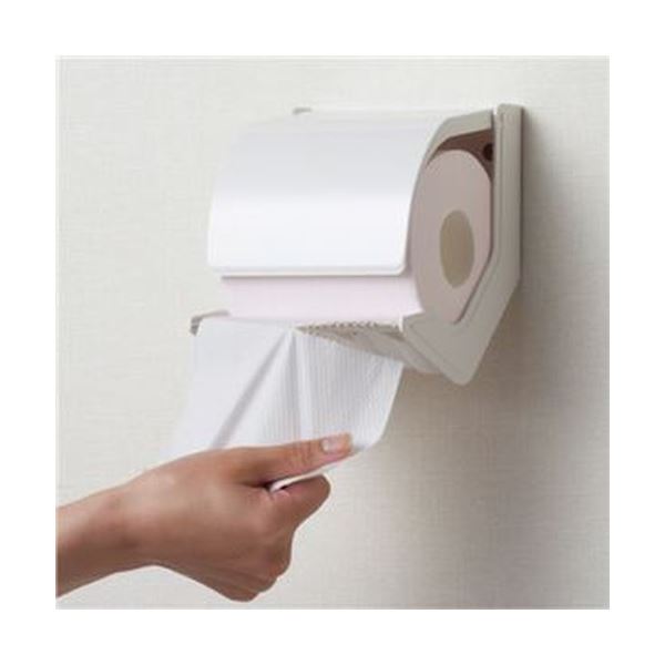 (まとめ)シマブン トイレットペーパーホルダーおくだけ 標準タイプ オフホワイト OT-946-500-7 1個【×5セット】 (代引不可)