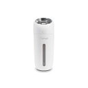 超音波 加湿器 約280ml 直径7×高さ18cm 充電式 ライトモード付き コンパクト スチームポッド 車載 ドリンクホルダー プレゼント (代引不可)