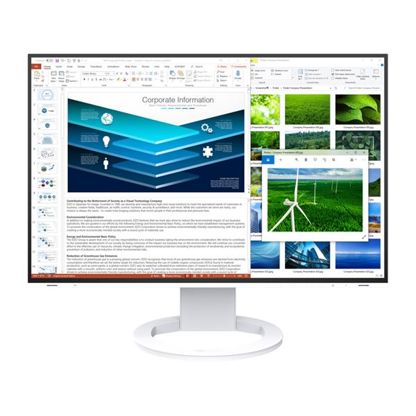 EIZO 液晶ディスプレイ 24.1型/1920×1200/HDMI、DisplayPort、USBType-C/ホワイト/スピーカー:あり EV2485-WT (代引不可)