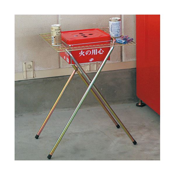 (まとめ) テラモト 吸殻入れII用ワイヤーテーブル SS-258-500-0 1台 【×20セット】 (代引不可)