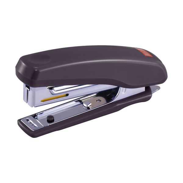 (まとめ) マックス 高機能コンパクトホッチキス20枚とじ ダークグレー HD-10NX 1セット（5個） 【×10セット】 (代引不可)