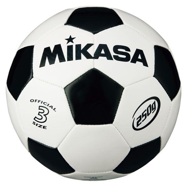 MIKASA（ミカサ）サッカーボール 軽量球3号 ホワイト×ブラック 【SVC303WBK】 (代引不可)