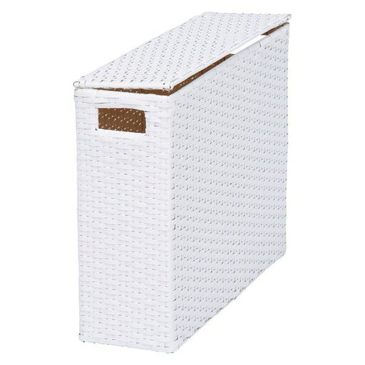 トイレットペーパーボックス/トイレ収納 【ホワイト 幅46×奥行14×高さ36cm】 スチール 〔御手洗 レストルーム〕 (代引不可) トイレットペーパーボックス/トイレ収納 【ホワイト 幅46×奥行14×高さ36cm】 スチール 〔御手洗 レストルーム〕 (代引不可)