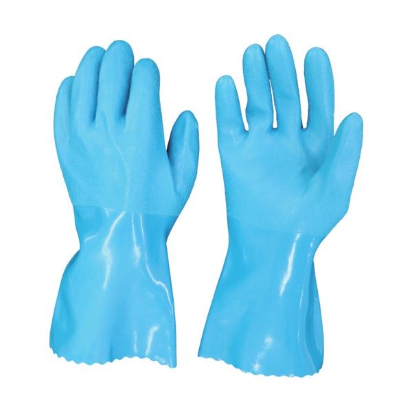 (まとめ) 三重化学工業 ミエローブ ハイブリッド L ブルー NO.500-L 1双 【×5セット】