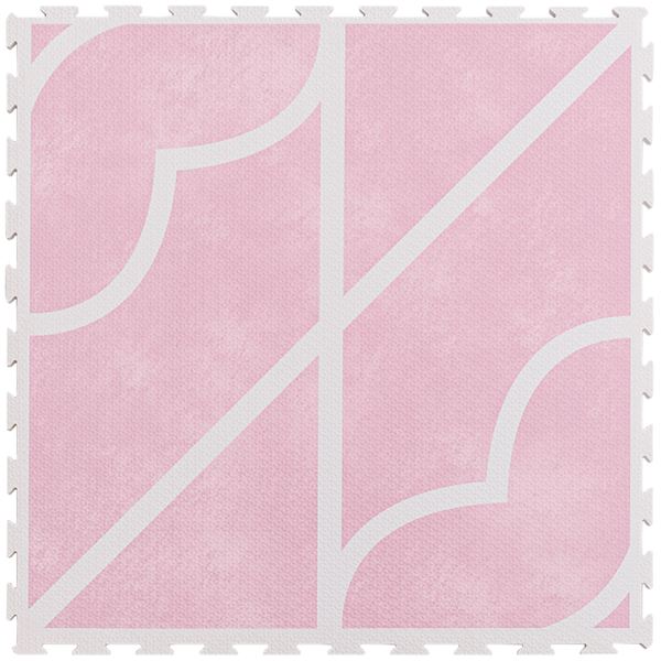 ジョイントマット フロアマット 約60×60×1.2cm ピンク 9枚入 洗える ホットカーペット 床暖房対応 キュロス リビング【送料無料】 (代引不可)