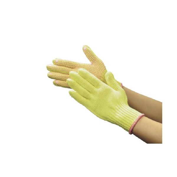 (まとめ) 吉野 アラミドパワー手袋 女性用 滑り止め(帝人アラミド社製トワロン100%) YS-G1W 1双 【×5セット】 (代引不可)