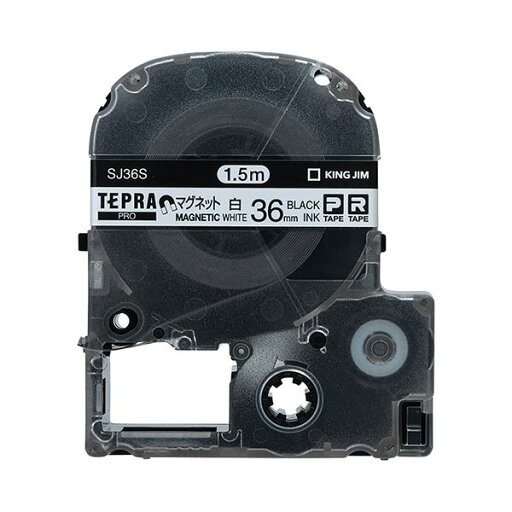 (まとめ)キングジム テプラ PROテープカートリッジ マグネットテープ 36mm 白/黒文字 SJ36S 1個【×3セット】 (代引不可) (まとめ)キングジム テプラ PROテープカートリッジ マグネットテープ 36mm 白/黒文字 SJ36S 1個【×3セット】 (代引不可)
