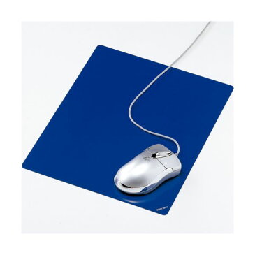 （まとめ）サンワサプライ マウスパッド Sサイズブルー MPD-EC25S-BL 1枚【×10セット】