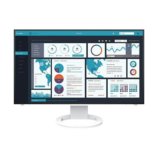 EIZO FlexScan 27型カラー液晶モニター ホワイト EV2795-WT 1台【送料無料】 (代引不可) EIZO FlexScan 27型カラー液晶モニター ホワイト EV2795-WT 1台【送料無料】 (代引不可)