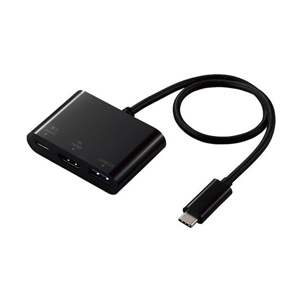 エレコム Type-Cドッキングステーション HDMIモデル ブラック DST-C13BK 1個【送料無料】 (代引不可)