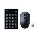 サンワサプライ 静音ワイヤレステンキーマウスセット NT-WL23SETBK【送料無料】 (代引不可)
