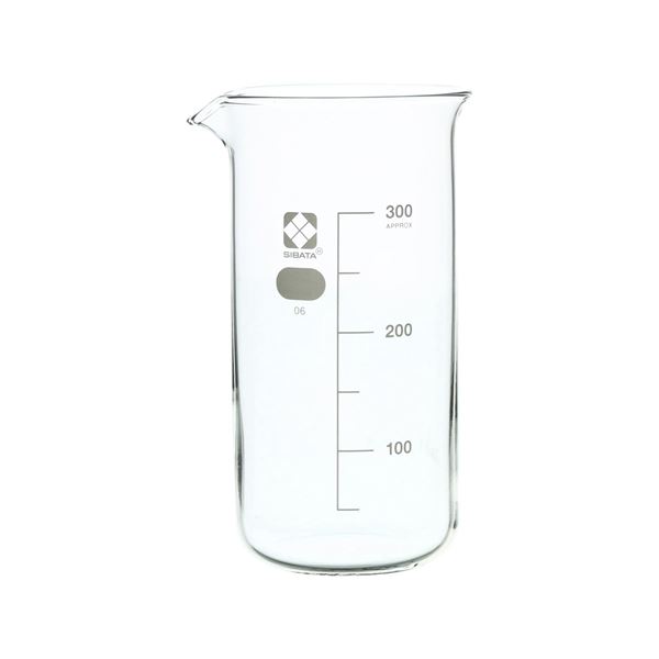 トールビーカー 目安目盛付 300mL 10入 【010040-300A】 (代引不可)