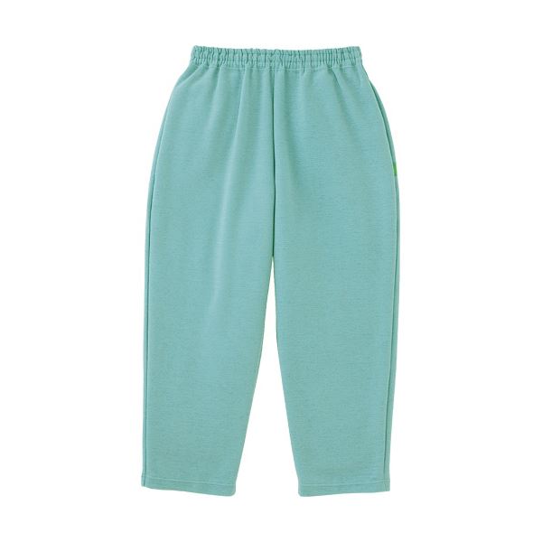 トンボ らくらくストレートパンツリップルウエーブ防縮ニット エメラルドグリーン LL CR856-46 1着 (代引不可)