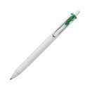 (まとめ)三菱鉛筆 ゲルインクボールペン ユニボール ワン 0.38mm グリーン (軸色:オフホワイト) UMNS38.6 1セット(10本) 【×5セット】 (代引不可)(3)