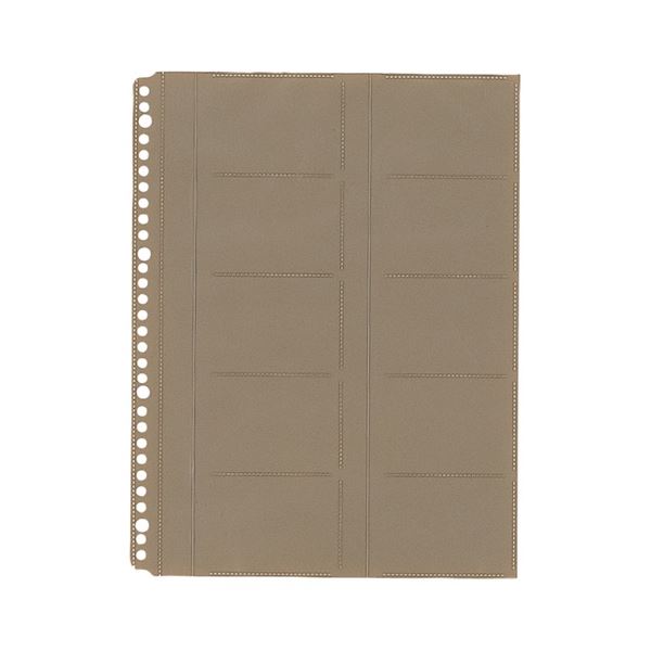 (まとめ) キングジム 名刺ホルダー 台紙35・39・39W用 A4タテ 2・4・30穴 20ポケット/枚 39D 1パック(10枚) 【×20セット】 (代引不可)