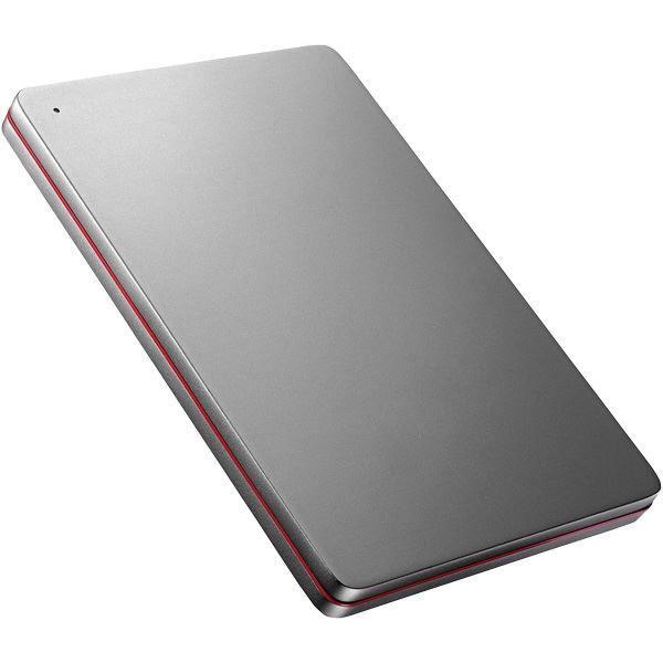 USB3.0/2.0対応ポータブルハードディスク「カクうす」 2TB Black×Red HDPX-UTS2K (代引不可)