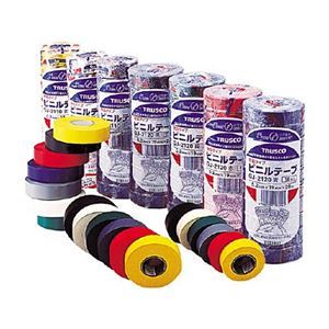 (まとめ) TRUSCO 脱鉛タイプ ビニールテープ 幅19mm×長さ20m ホワイト GJ-2120 1パック(10巻) 【×5セット】【送料無料】 (代引不可)(4)