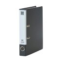 (まとめ)TANOSEE レバー式アーチファイル A4タテ 2穴 280枚収容 28mmとじ 背幅50mm 黒 1冊 【×5セット】 (代引不可)(3)