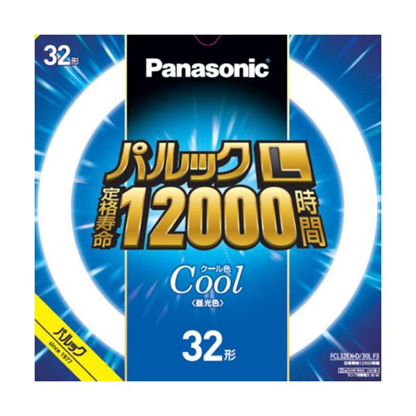 ■サイズ・色違い・関連商品■32W[当ページ]■40W■商品内容丸形蛍光灯 32W FCL32EXD30LF3 1個■商品スペック●1パック入数：1個●形式：32形●明るさ[lm]：2360●定格寿命：12000時間●色：昼光色●点灯管使用タイプ■送料・配送についての注意事項●本商品の出荷目安は【3 - 6営業日　※土日・祝除く】となります。●お取り寄せ商品のため、稀にご注文入れ違い等により欠品・遅延となる場合がございます。●本商品は仕入元より配送となるため、沖縄・離島への配送はできません。[ FCL32EXD30LF3 ]