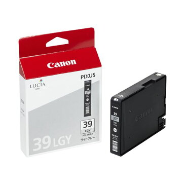 (まとめ) キヤノン Canon インクタンク PGI-39LGY ライトグレー 4860B001 1個 【×10セット】