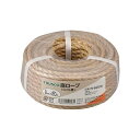 (まとめ) TRUSCO 麻ロープ 3つ打 線径6mm×長さ20m R-620A 1巻 【×3セット】(3)