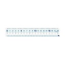(まとめ) レイメイ藤井 StudyMate先生おすすめ 直定規(すべり止め加工付) 18cm APJ136 1個 【×50セット】【送料無料】 (代引不可)