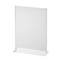 (まとめ)スマイル アクリルT型マグネットサインホルダーA4(×5セット) (代引不可)