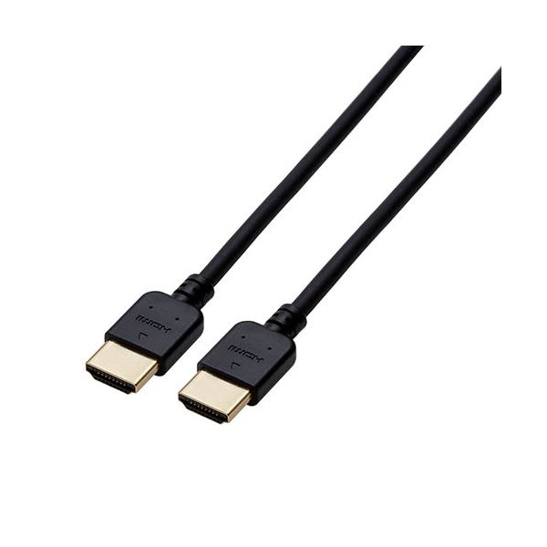 Cable - 【5個セット】 エレコム HDMIケーブル/イーサネット対応/やわらか/Ver.1.4/1.5m/ブラック CAC-HD14EY15BKX5 (代引不可)